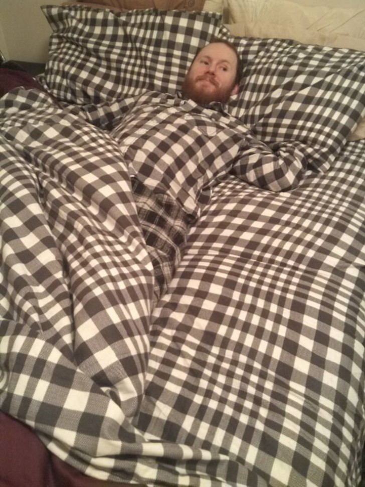 2. Wenn Pyjama und Bettlaken eins sind!