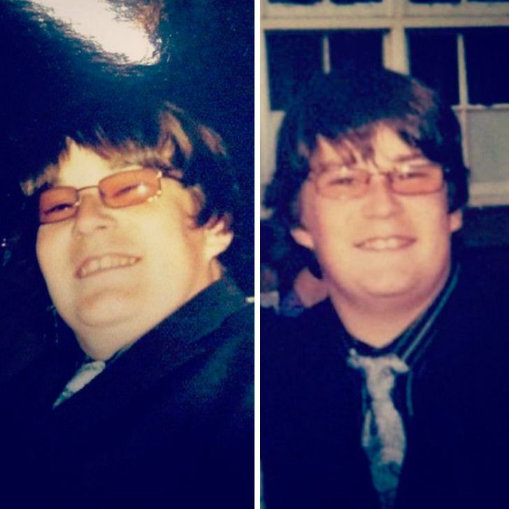 12. My parents told me colored lenses were cool ... but I looked like Elton John!