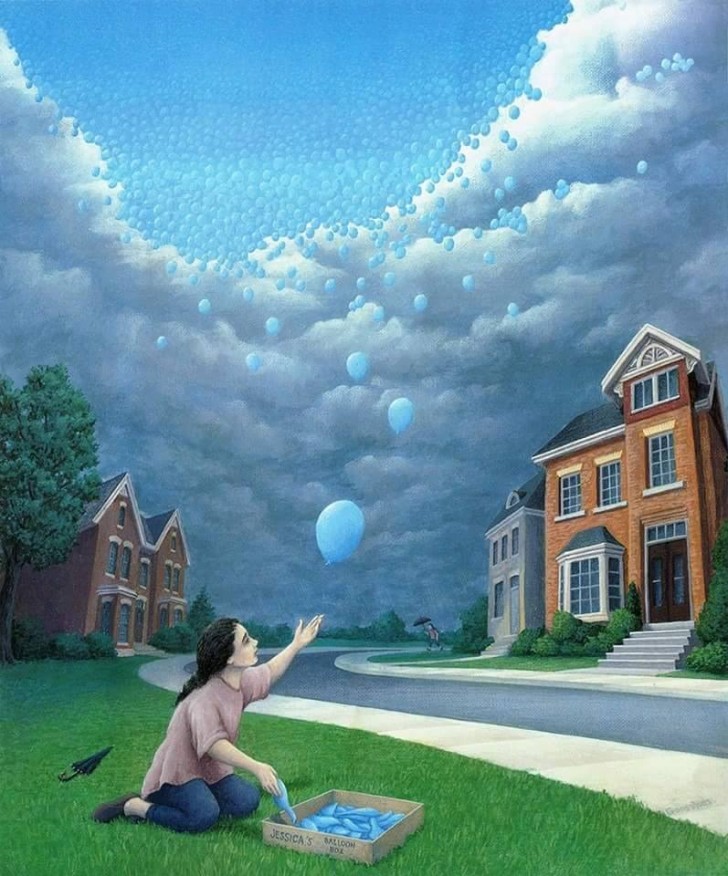 14. Was wäre, wenn der Himmel aus Luftballons bestünde?
