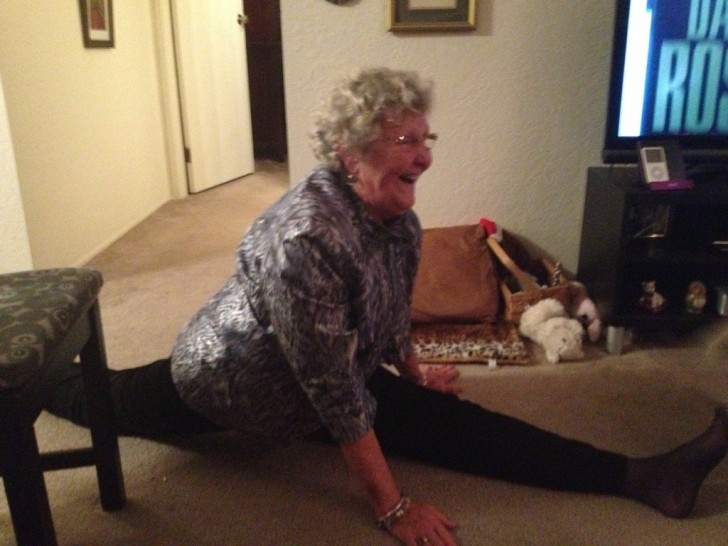 Vous n'allez pas le croire, mais ma grand-mère vient d'avoir 80 ans et elle arrive encore à faire ça !