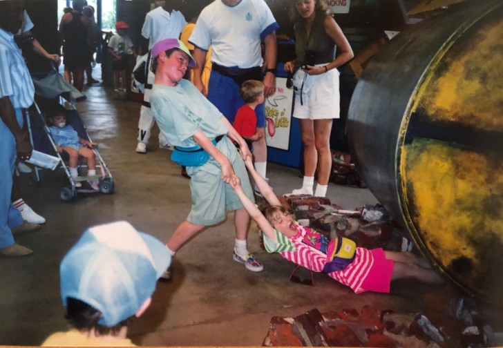 3. Wanneer je je kinderen alleen laat in Disney World, 1991