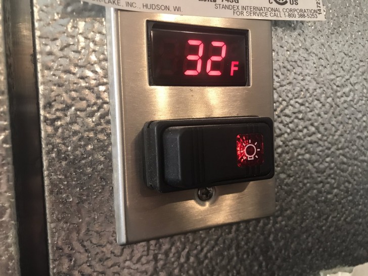 15. Une chambre froide qui n'arrive pas à maintenir la température.