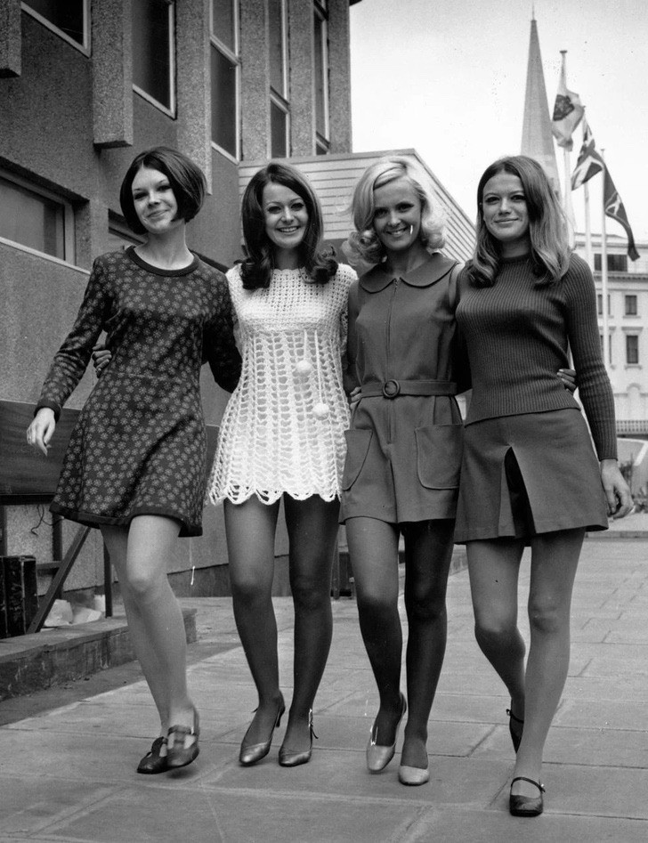 11. Miniskirts in the '60s
