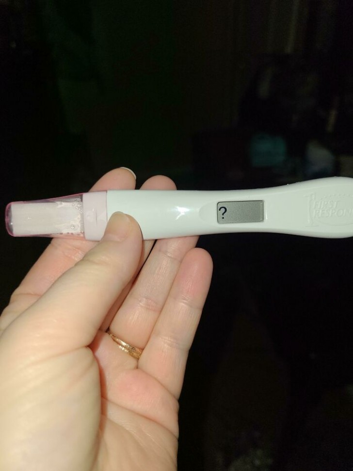 Ik deed een zwangerschapstest en...