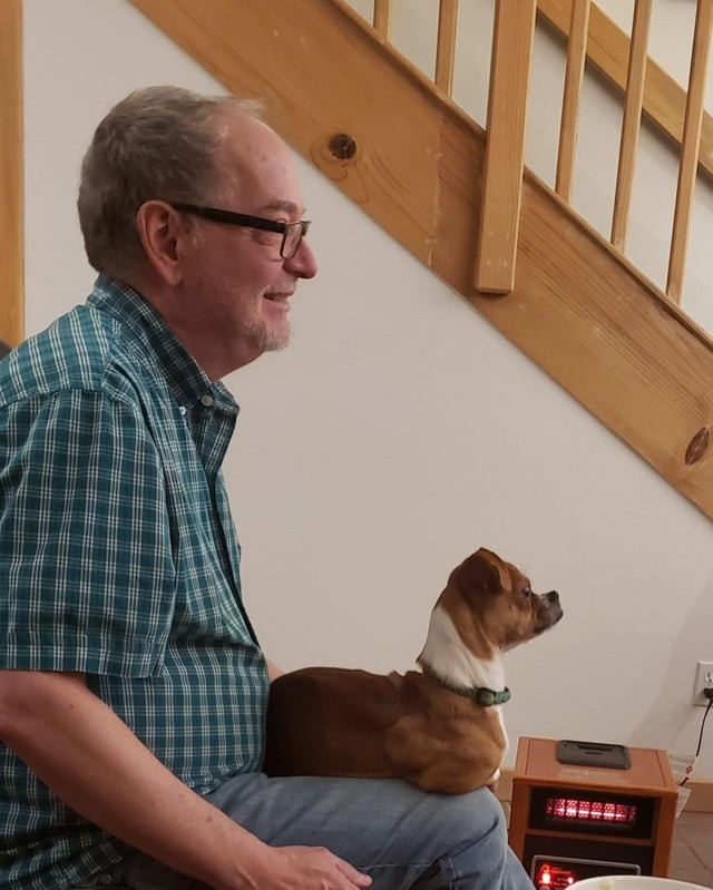 Min pappa ville ha en större hund för sitt hus på landet, men...