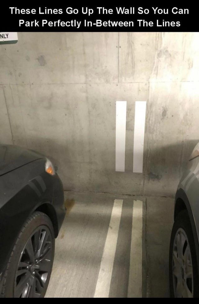 2. Un détail de design qui devrait devenir la norme dans de nombreux parkings.