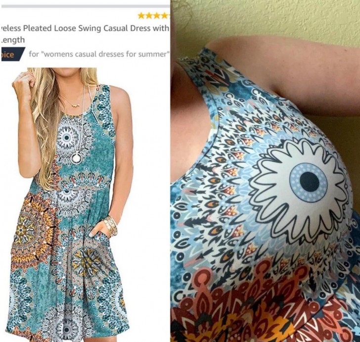 2. "Graças a este comentário honesto, removi este vestido da minha lista de compras"