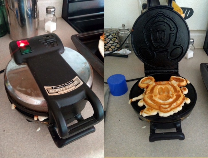 2. "Una macchina per waffle che ho comprato a Disney World nel 1995".