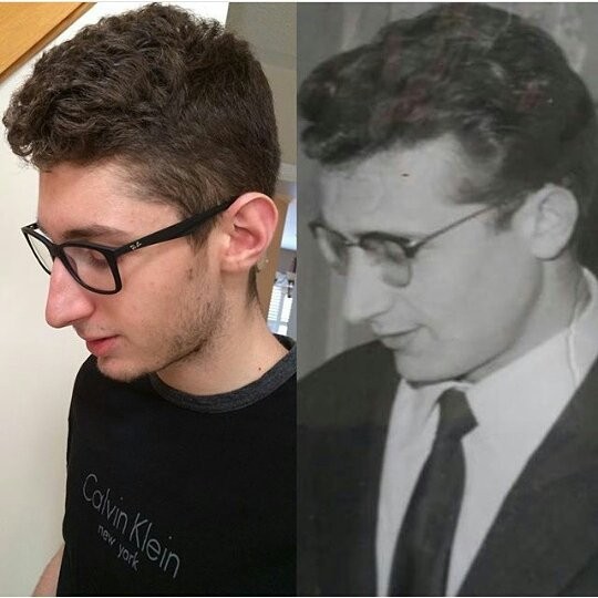 16. Nous vous assurons qu'il ne s'agit pas de la même personne : la photo de gauche date de 2016, celle de droite de 1965.