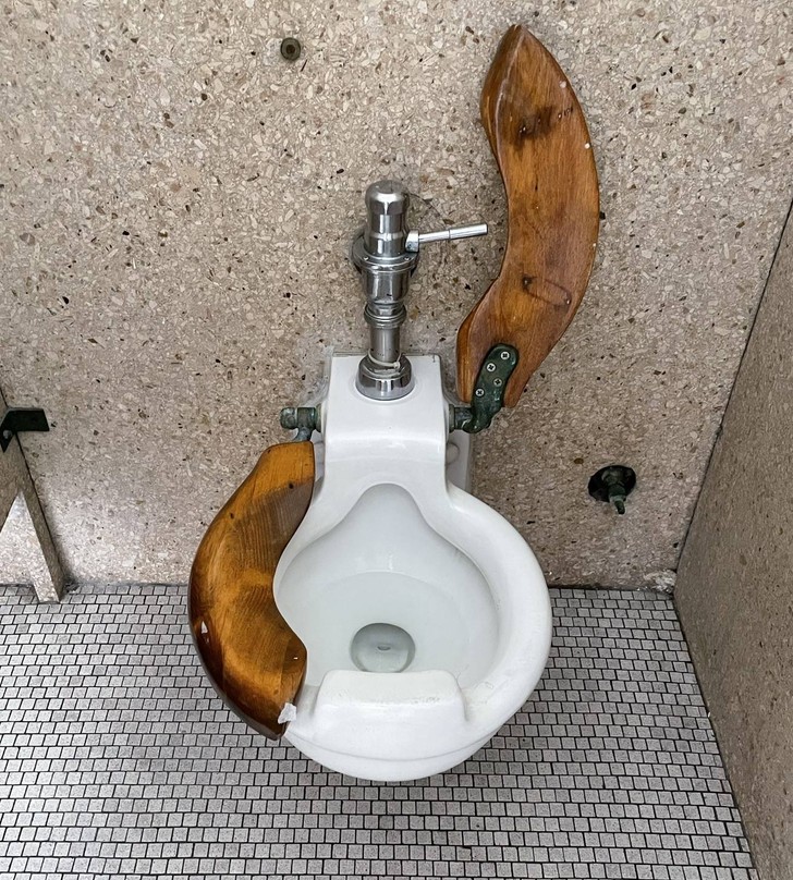10. Eine sehr originelle und ungewöhnliche Toilette