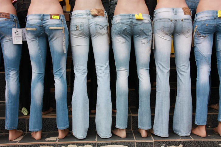 9. Jeans taille basse
