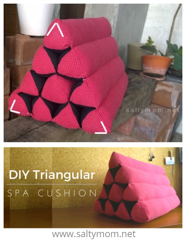 Triangular Spa Pillow by Salty Mom