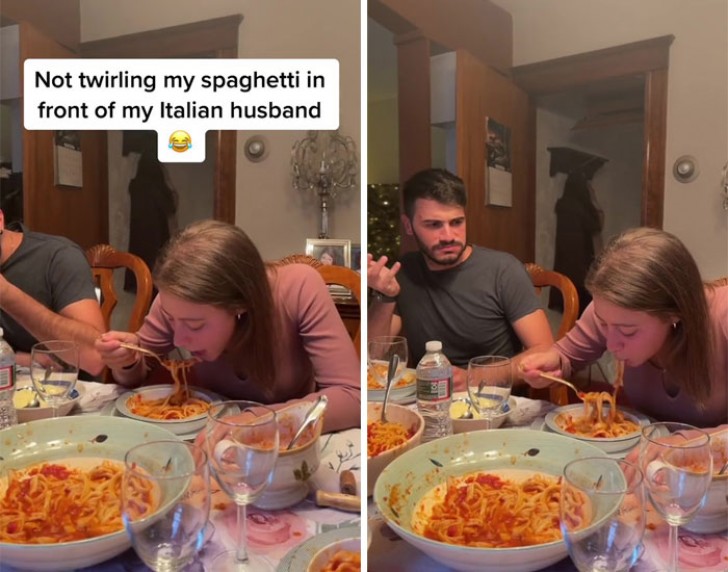 6. No enrollar los espaguetis
