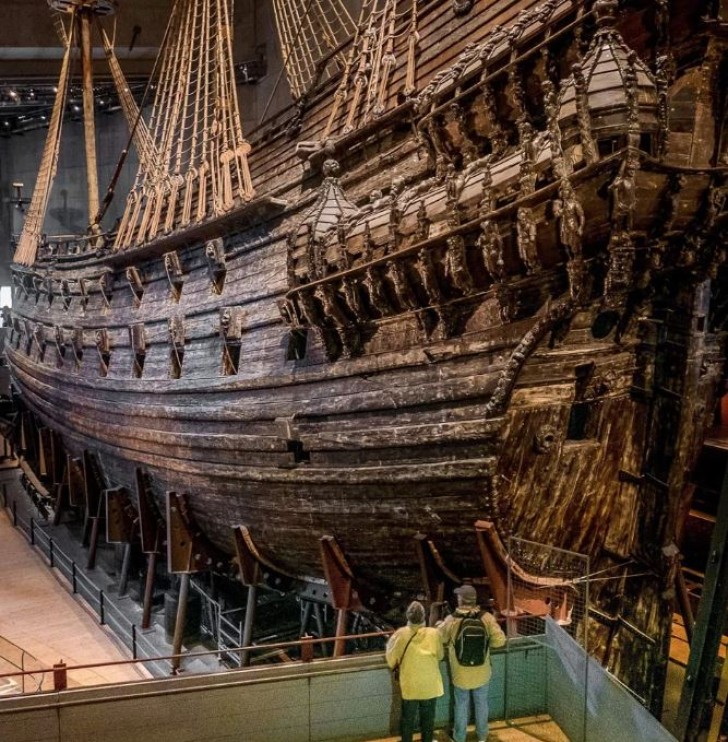 9. L'épave du navire Vasa, incroyablement bien conservée.
