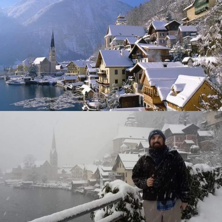 14. Un merveilleux petit village autrichien... si seulement vous pouviez le voir !