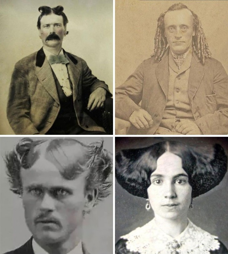 13. Même dans les temps anciens, il y avait des gens qui voulaient se distinguer par leurs cheveux !