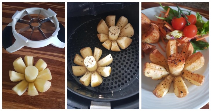 Interessant uitziende aardappeltjes uit de oven