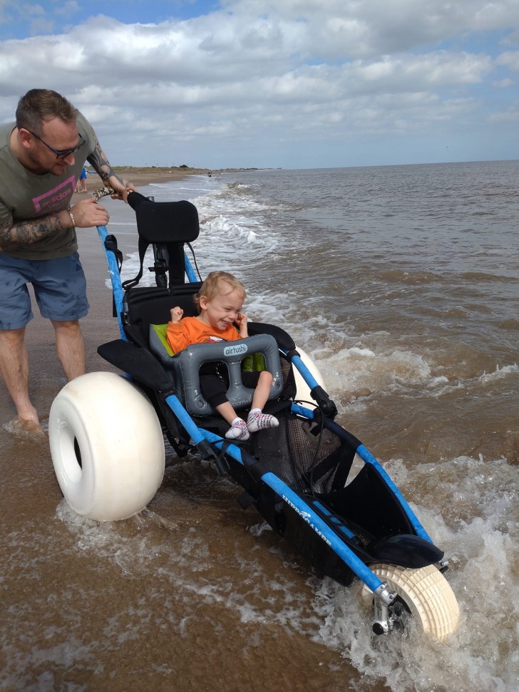 Facebook / Beach Ability Ingoldmells Beach Wheelchairs