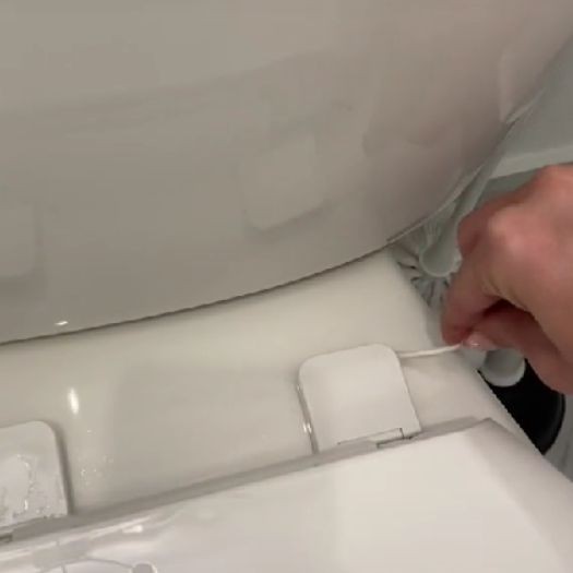 1. In de badkamer: schoonmaken van het toilet