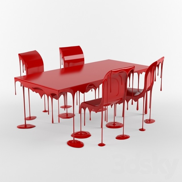 16. Tisch und Stühle