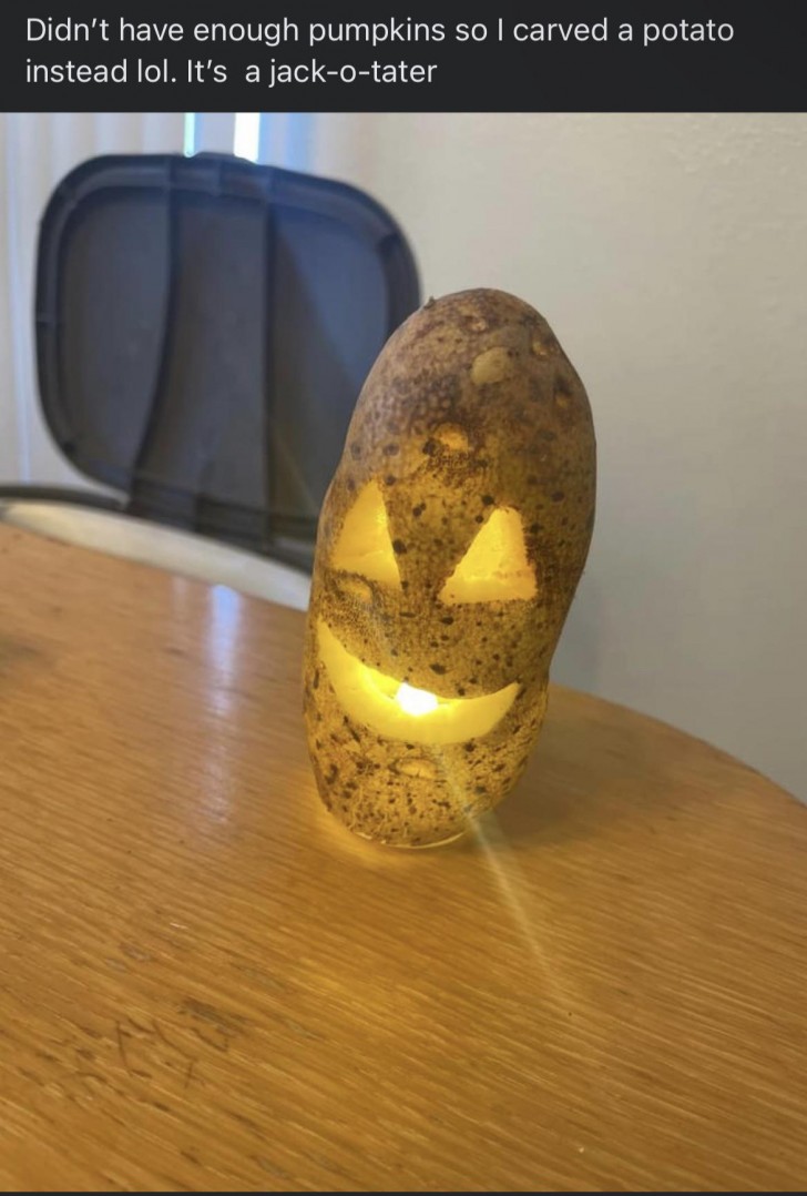3. Halloween-potatisen