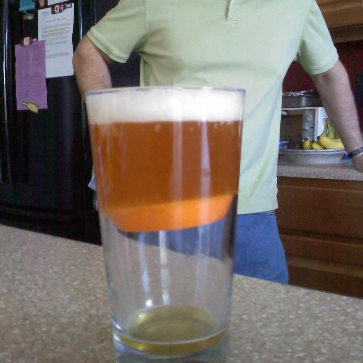 3. Tranche d'orange dans la bière

