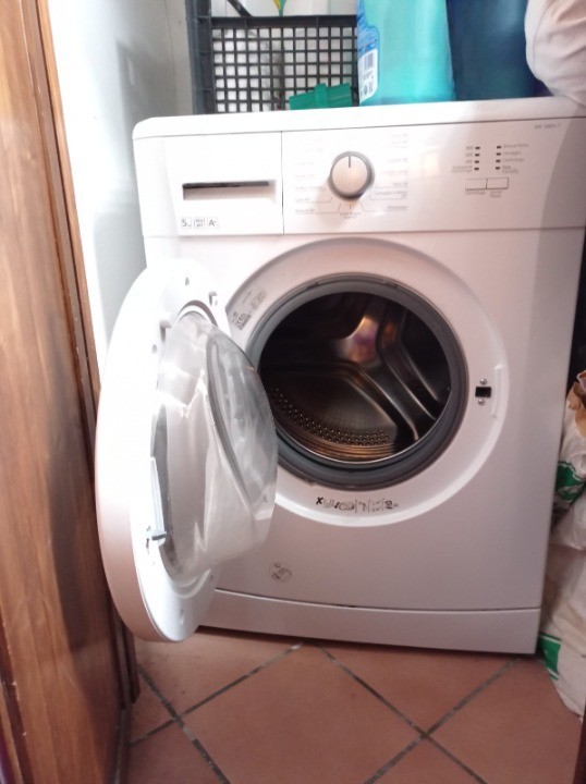 7. Plaats van de wasmachine