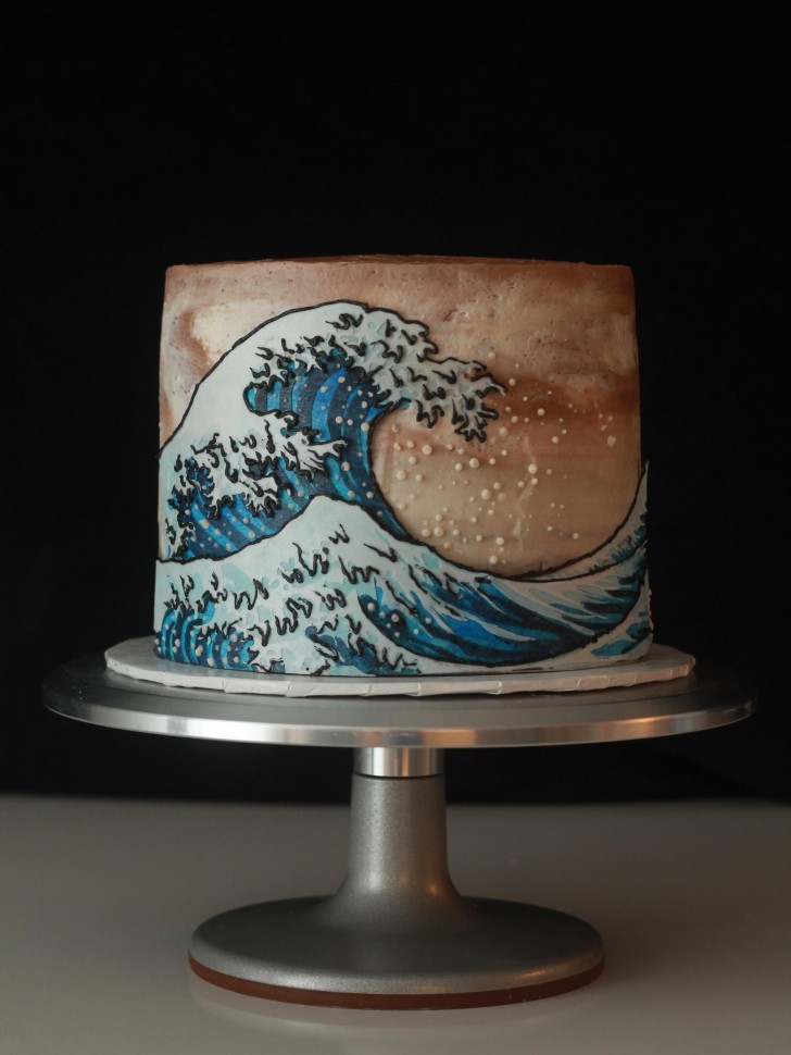 8. Le gâteau à la vague
