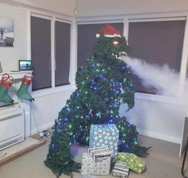 4. Un albero di Natale o un drago?