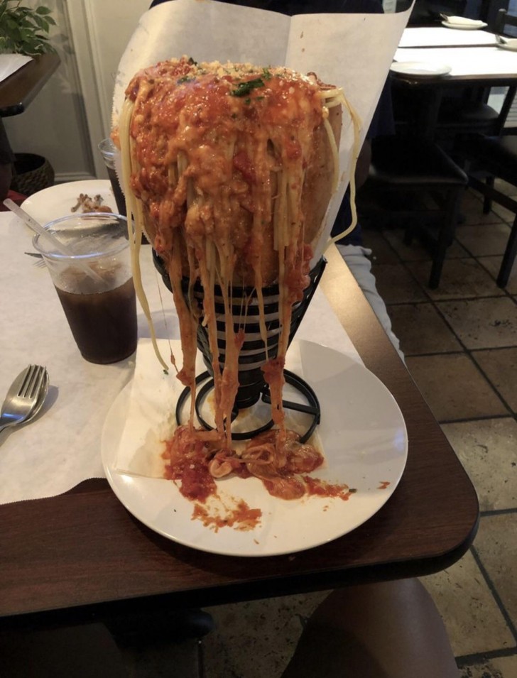 10. Spaghetti dans un cône