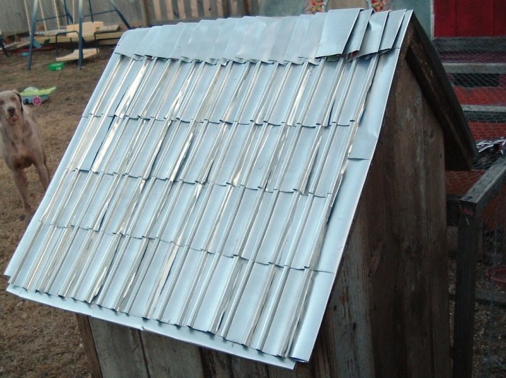 A tin can roof