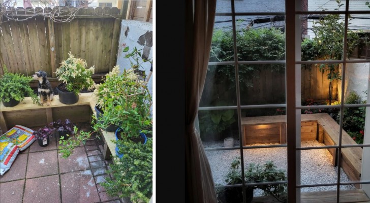 3. From a messy balcony to a wonderful urban garden