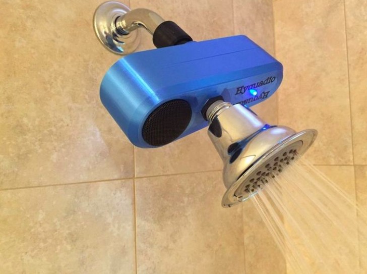 10. Mit dieser Bluetooth-Duschanlage kannst du beim Abwaschen Musik hören