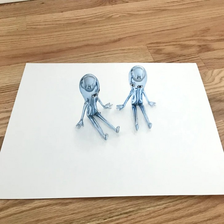 4. Di cosa staranno mai parlando questi due amici comodamente seduti su un foglio...