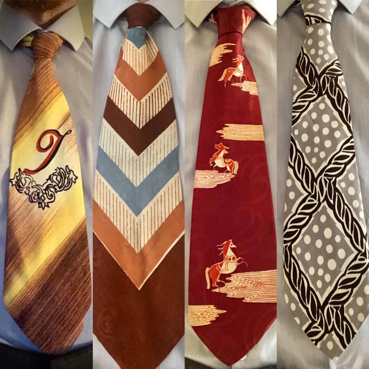 8. Una collezione di cravatte anni 30 e 40
