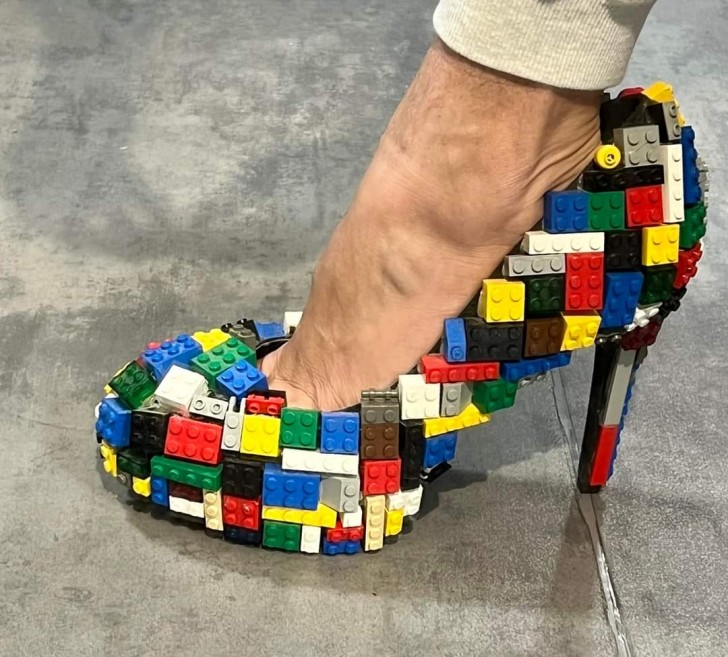 7. Schuhe mit Lego