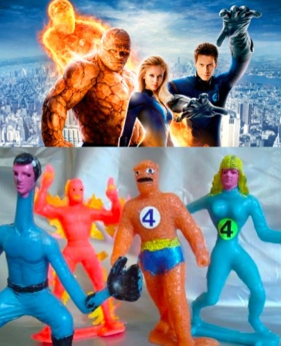 6. "Jag köpte Fantastic 4 actionfigurer till min son: de skiljer sig en hel del från hur jag mindes dem"