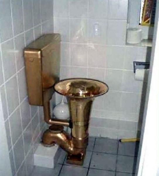 7. Trumpet-toalett