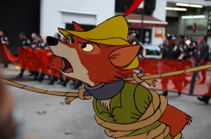 8. Robin Hood zou altijd blijven protesteren, misschien zou hij zelfs in de wereld van vandaag gepakt worden