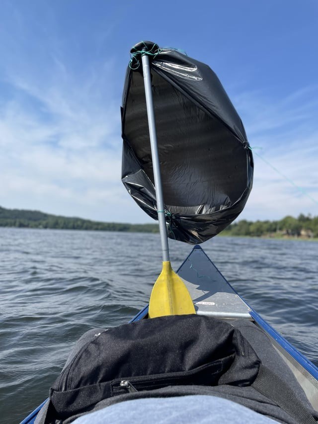 5. Kun je niet snel surfen? Gebruik een vuilniszak en klaar is kees!