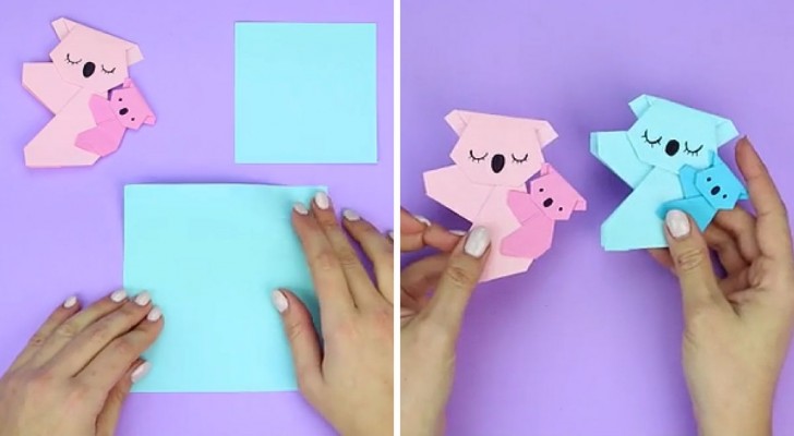 Koala di carta: un semplice lavoro di origami che puoi realizzare in pochi step (+ VIDEO) - 1