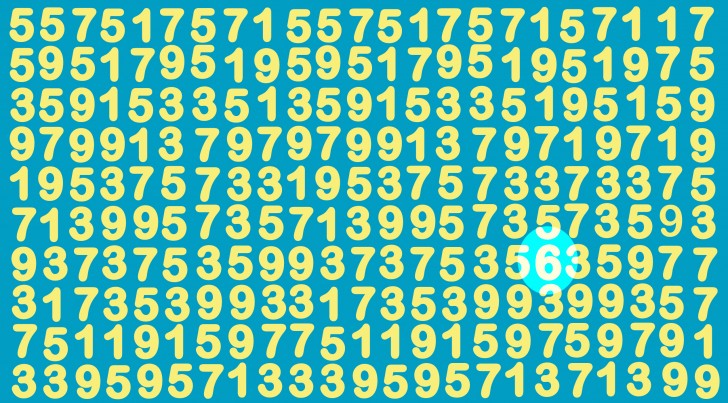 Desafío lógico-visual: aquí la solución con el número par entre los impares