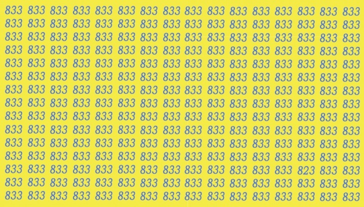 Find the number 823 in just 20 seconds...