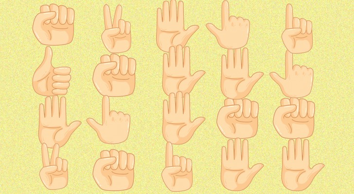 Observatie-uitdaging: hoeveel vingers zijn NIET opgestoken? Veel mensen geven niet het juiste antwoord - 1