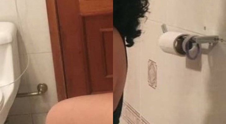 Sie postet ein Selfie im Badezimmer, aber die Nutzer konzentrieren sich auf zwei besondere Details - 3