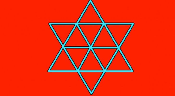 Optische uitdaging: kun jij raden hoeveel driehoeken er in de zespuntige ster zitten? - 1