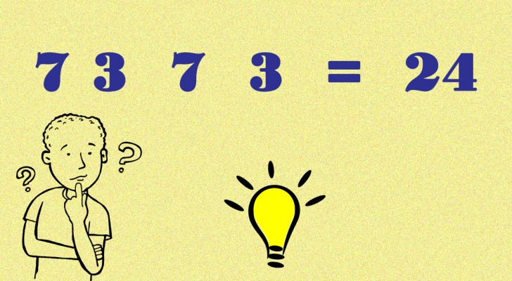 Bist du in der Lage, die Gleichung zu lösen, indem du die fehlenden Symbole einsetzt?