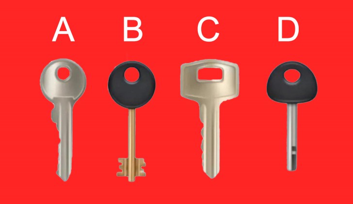 Qual chave você escolhe entre as quatro?