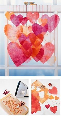 Hartvormige hangende decoraties