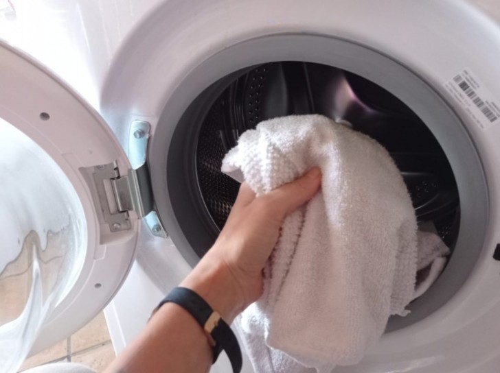 Nieuwe handdoeken wassen voor gebruik